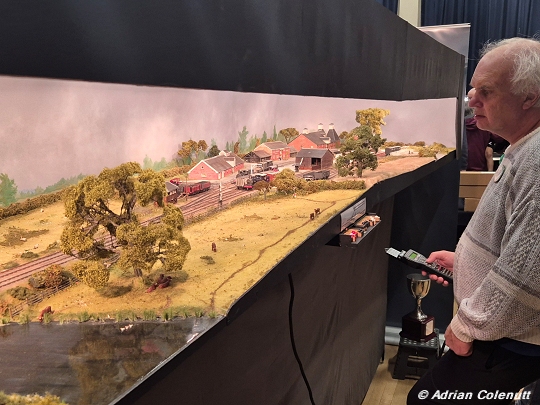 The Keith Nock Memorial Trophy with the layout